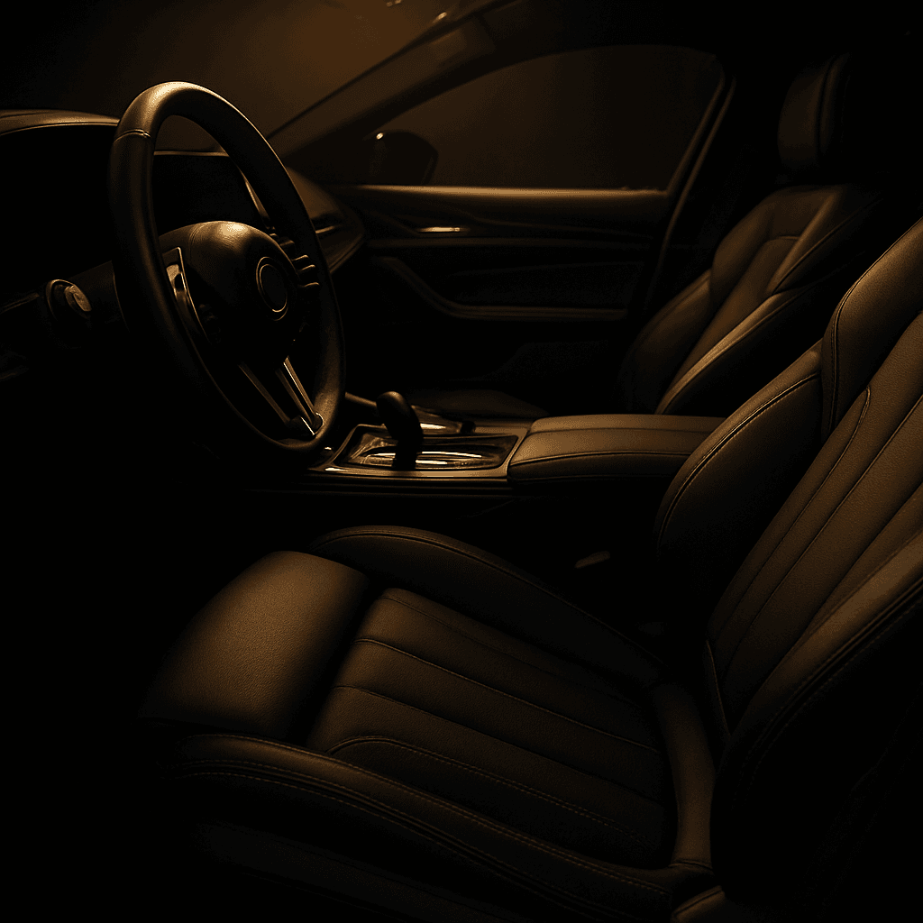 Deep-cleaned interior with restored trim